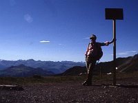 THe sign is at the Austrian-Swiss border.  sj88 37b050
