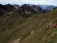 The path on the Swiss side follows the side of the slope.  sj88 37b055