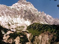 The Heinrich-Huetter-Hütte nestled at the base of Zimba  br89 hhueter 05 a