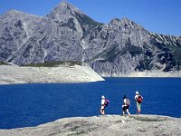 The water was very low in 1991: Sud-Schafgafal in center background.  sj91 46b006b