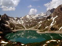 Looking back from the Lünerkrinne over the Lünersee  sj95 54a006b