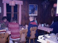 Inside the refuge, one can warm up with Jägertee, beer, schnaps and good, hot food. We said it was a very  sympathique  hut.  sj85 28b035