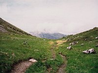 Beautiful path leading off to ...  br99 saulajoch 14