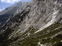 Saulajochsteig seen from the Lünersee Dam  sj91 46a053