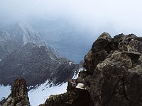 Through the fog, a view of the Lünersee  sj86 31b073 b