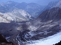 Looking down over some of what is left of the glacier  sj86 31b074 b