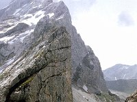 The impressive Schweizertor ("Swiss gate"), leading through the Kirchlispitzen into Switzerland  br81 lindauerhut 02 a