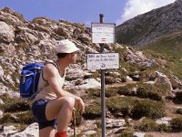 At a crossroads: "Keep the mountains clean"  sj81 19b034