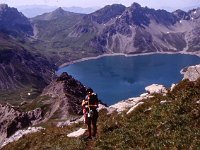 Higher up, with the Lünersee as a backdrop.  sj93 49b041b