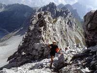 Himself at the top, getting ready to go down the other side.  sj91 46b050b
