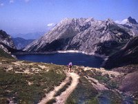 Back down to the Lünersee. Now all we have to do is walk around it.  sj94 52a058