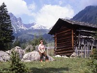 Resting by a hay-storage house  sj81 19a053
