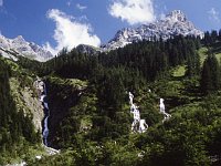 Just above the plateau, there are (usually) three waterfalls.  sj87 34b033 b