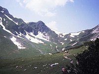 Our first year, 1980, there was snow at the Amatschonjoch.  sj80 18a045 a