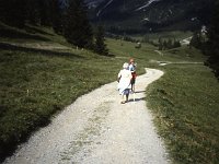 Striding on down the road to the Parpfienzalp.  sj91 45b015