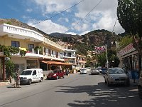 Driving from  Hania on the north coast to Zaros almost on the south, we stopped for lunch in Spili, but just stayed on road without venturing into the town, even thouogh it is supposed to be quite pretty.  gr16 092612250 s