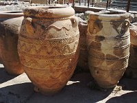 Closeup of  pithoi  showing their decoration  gr16 091710511 s-a