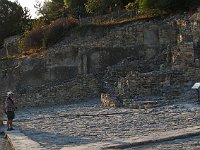 American tourist surveying the theater area.  gr16 092817343 s-r-a
