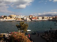 View from our hotel window of the Venetian Harbor, the atmospheric and tourist capital.  gr16 092315230 j ab