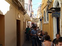 One of the two restaurants we loved, the Taverna Tamam, with tables in the "street".  gr16 092413020 j