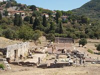 The fountain building and the northern stoa (roofed area supported by rows of pillars) of the agora, which was huge, almost 35,000 m 2 .  gr17 091613162 s