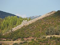The western city wall climbed to the top of Mount Ithomi.  gr17 092009492 s-a