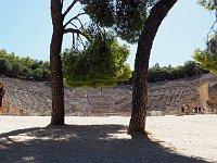 The main atttaction at Epidauros is, of course, its theater, reached after about a 200m uphill walk.  gr17 091311210 k rca