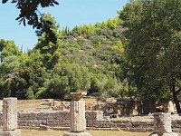 This is a picture of the trees on the hillside, in particular, the different shades of green.  gr18 092012110 k a