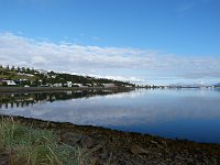 View towards the town of Akureyri