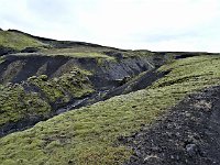 Ravine eroded by small stream