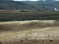 Looking back towards parking lot and geothermal plant