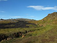 The path descends down from Leirhnjúkur.