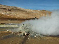One of several vents putting out fairly foul-smelling gases (sulfur dioxide) at Hverir, part of Námafjall
