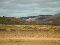 Looking from Hverir up the Krafla Valley