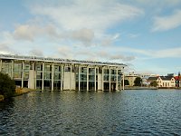 The Ráðhús (city hall) on Lake Tjörn