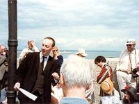 Actor "reading" the Martello-Tower episode from Ulysses on Bloomsday, 16 June  Dublin