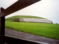 Newgrange passage tomb (in the rain), built around -3000  Newgrange