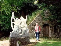 American John at French John's mausoleum  Shane's Castle