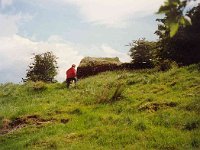 Skerry Church, where the Catholic O'Neils were once buried, is now an empty ruin.  Skerry Church