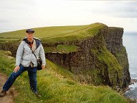 It was very windy and very cold.  Cliffs of Moher