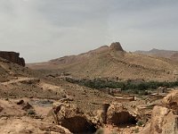 Drive through the Dades Valley  The road climbs and passes kasbahs and villages