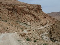Drive through the Dades Valley  The piste slowly becomes a road as we approach the Dades Gorges