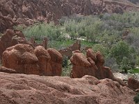 Drive through the Dades Valley  Eroded by wind?