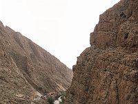 Drive through the Dades Valley  Narrow valley for a road