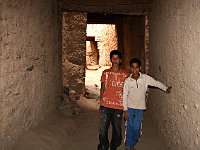 Agdz  We met Mohammed (the bigger) and his friend who proposed we come with them for a promenade "au jardin", meaning in the oasis. We wandered around with them for over a half hour. Charming young men.