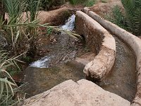 Ksar of Tamnougalt  One can see here some of the intricacy of the channels that have been prepared to water the oasis