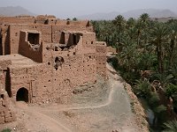 Ksar of Tamnougalt  View from the restaurant terrace