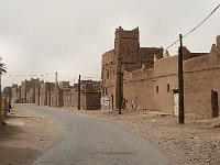 Draa Valley  Entering, probably, Zoua�a-el-Barrahnia in a light, sandy wind