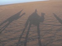 Erg Chigaga  Long shadows from the setting sun