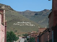 From desert to Marrakesh  Rock messages on the slopes